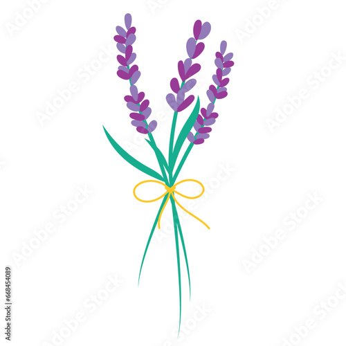 Purple Lavenders Tied In Yellow Ribbon | Healthy and Healing Lifestyle