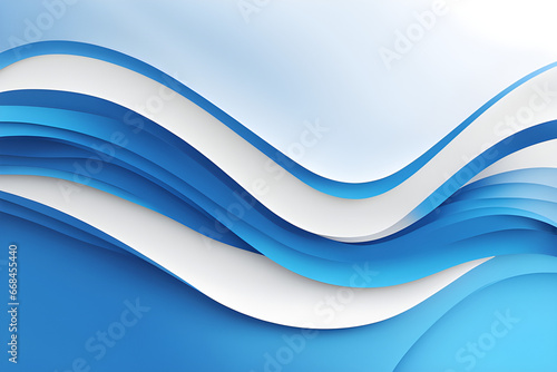 Blue color background abstract art vector.