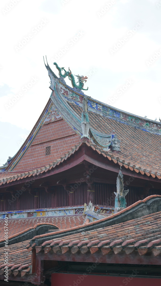 The old temple tower view located in the Quanzhou of the Fuzhou in China The old temple tower view located in the Quanzhou of the Fuzhou in China