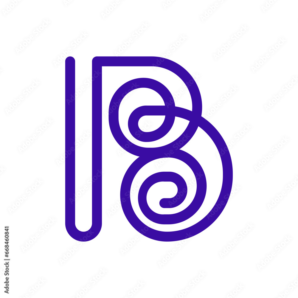 Monogram initial b letter mark logo design. Monogram design vector b logo. Monogram initial letter mark b logo. Design simple b monogram Monogram initial b letter mark logo design. Monogram design vector b logo. Monogram initial letter mark b logo. Design simple b monogram