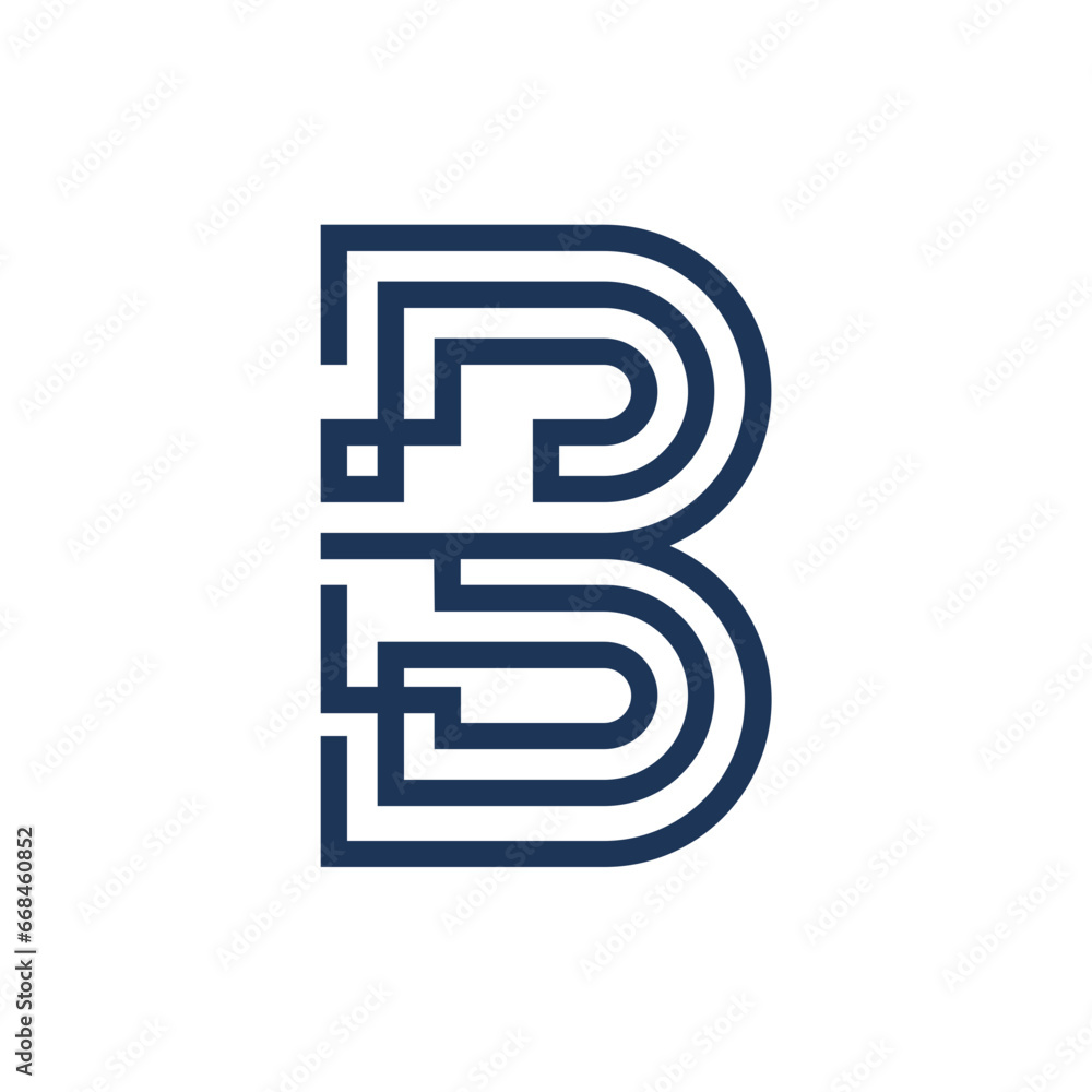 Monogram initial b letter mark logo design. Monogram design vector b logo. Monogram initial letter mark b logo. Design simple b monogram Monogram initial b letter mark logo design. Monogram design vector b logo. Monogram initial letter mark b logo. Design simple b monogram