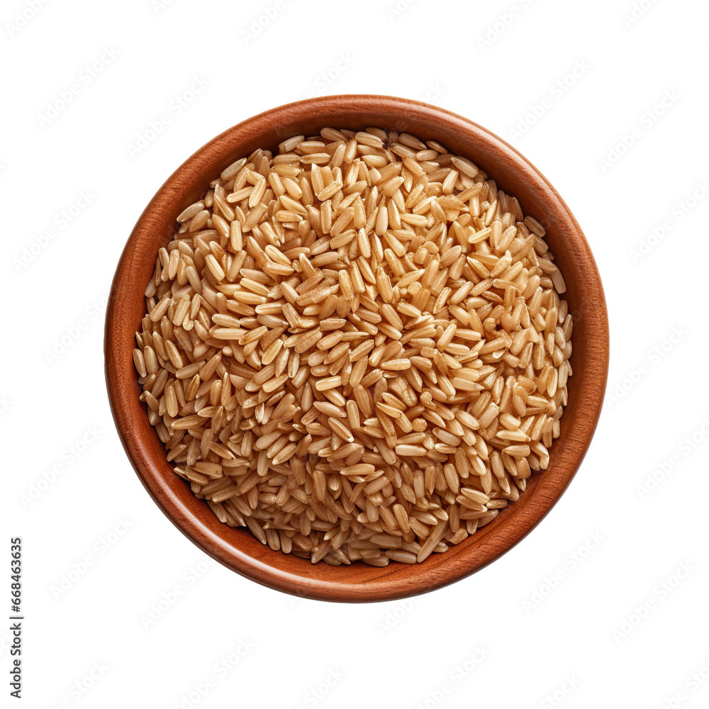 brown rice in a bowl brown rice in a bowl