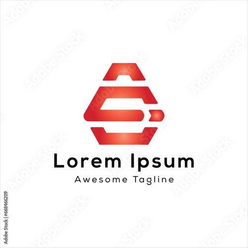 AS letter logo for company