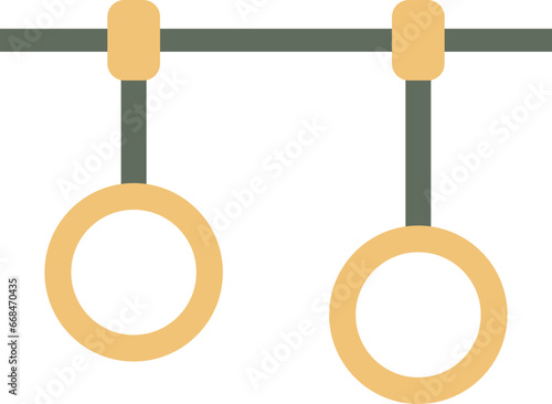 Gymnastic ring icon