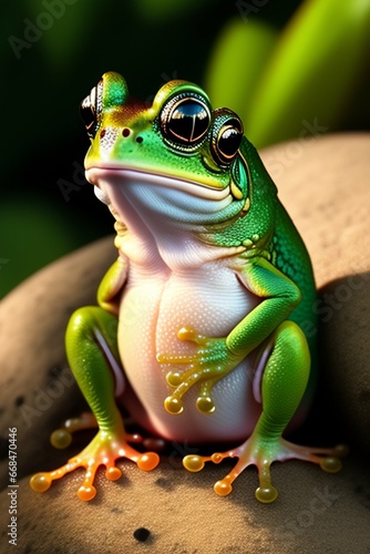 illustration of a frog