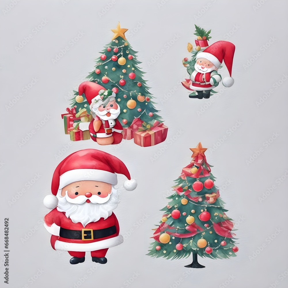 Santa claus on background Santa claus on background