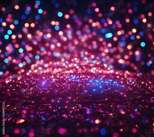 Pink and purple christmas glitter background