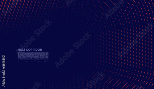 Abstract Line background, Hole corridor concept, for bussines presentation