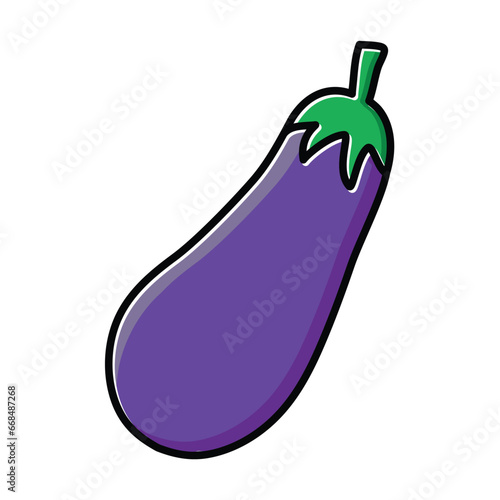 free vector eggplant logo template
