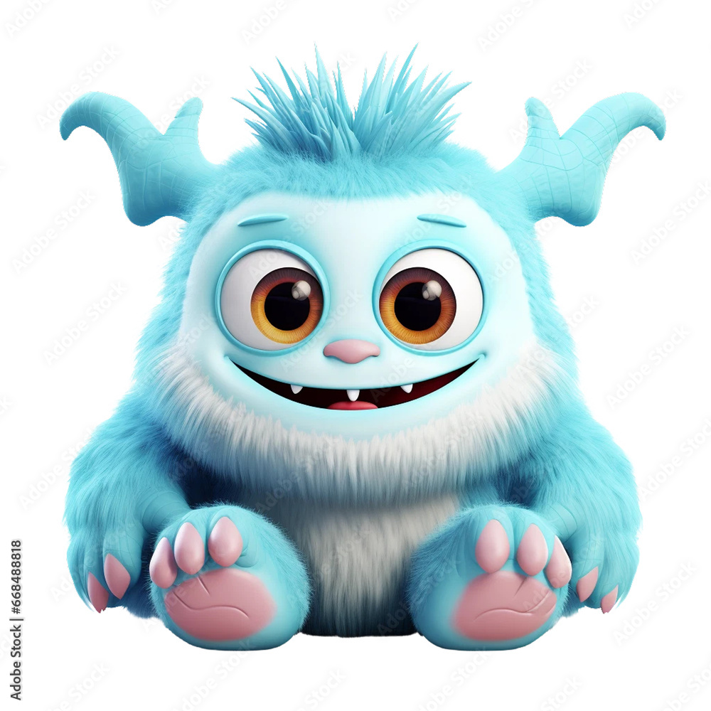 A Happy cute baby monster clipart png sublimation A Happy cute baby monster clipart png sublimation