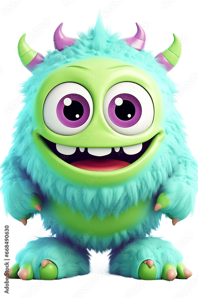 A Happy cute baby monster clipart png sublimation A Happy cute baby monster clipart png sublimation