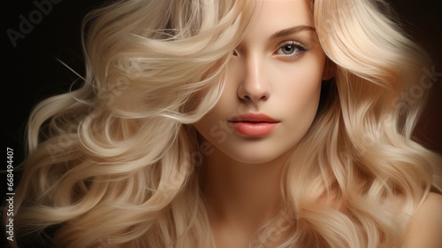 Beautiful blond hair backgorund