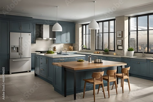 "Elegant Kitchen Interiors: Where Style Meets Function"