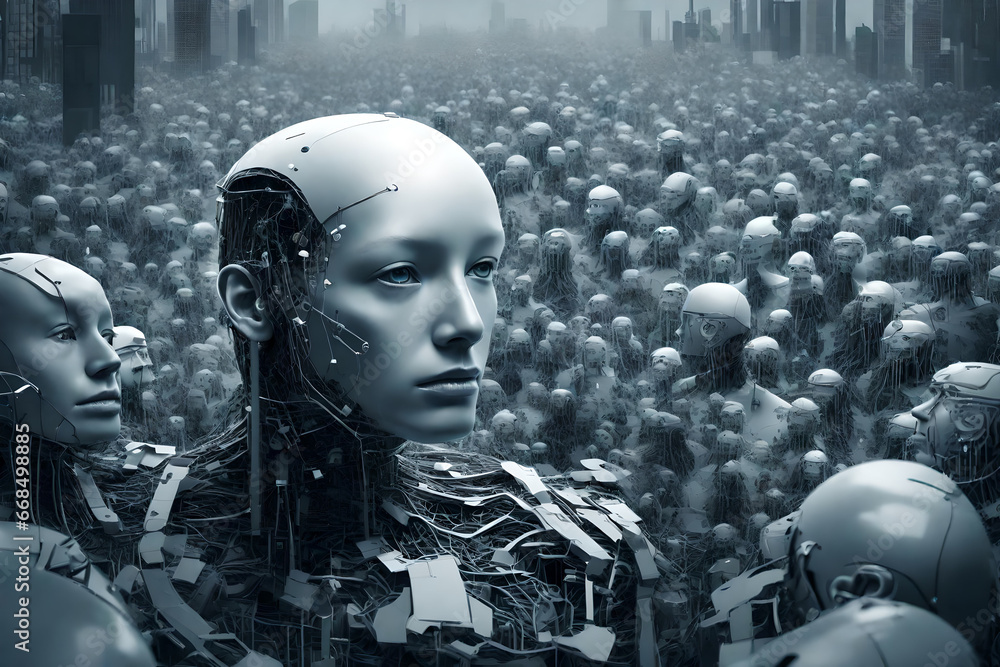 Uncertainty of AI's impact on society, A thoughtprovoking conceptual