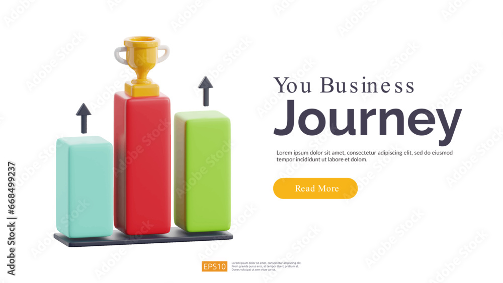 Ranking Growth 3D vector illustration Icon. Podium for winners with a gold Cup concept Isolate on white background Ranking Growth 3D vector illustration Icon. Podium for winners with a gold Cup concept Isolate on white background