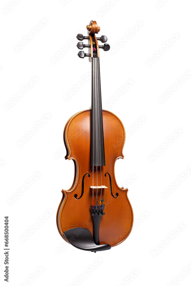 Fototapeta premium Violin, isolated white background PNG