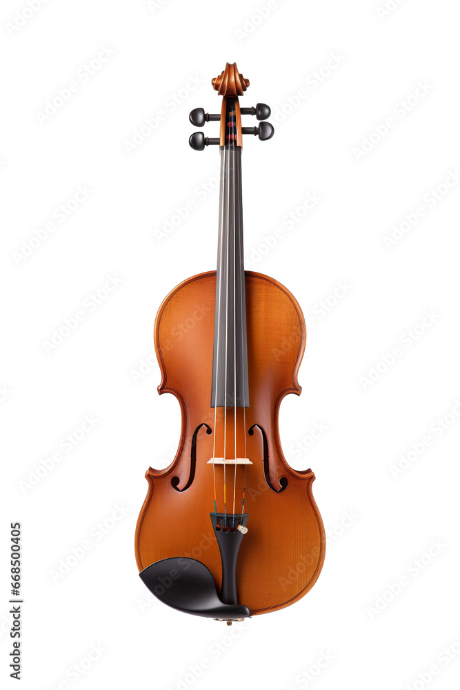 Fototapeta premium Violin, isolated white background PNG