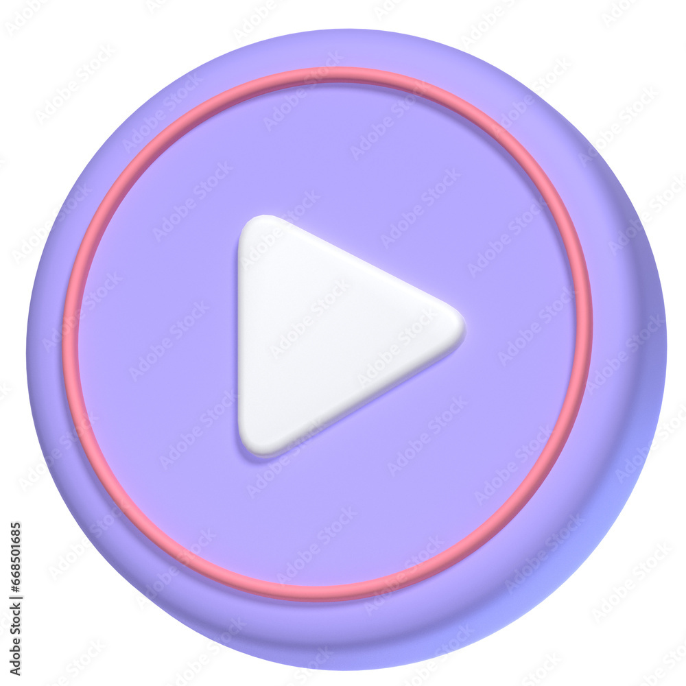 play button 3D Illustration Icon Pack Element play button 3D Illustration Icon Pack Element