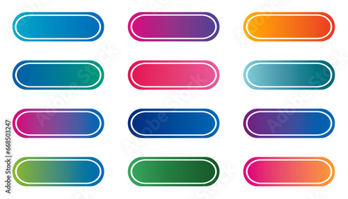 Wallpaper Mural vector popular color buttons for internet
 Torontodigital.ca