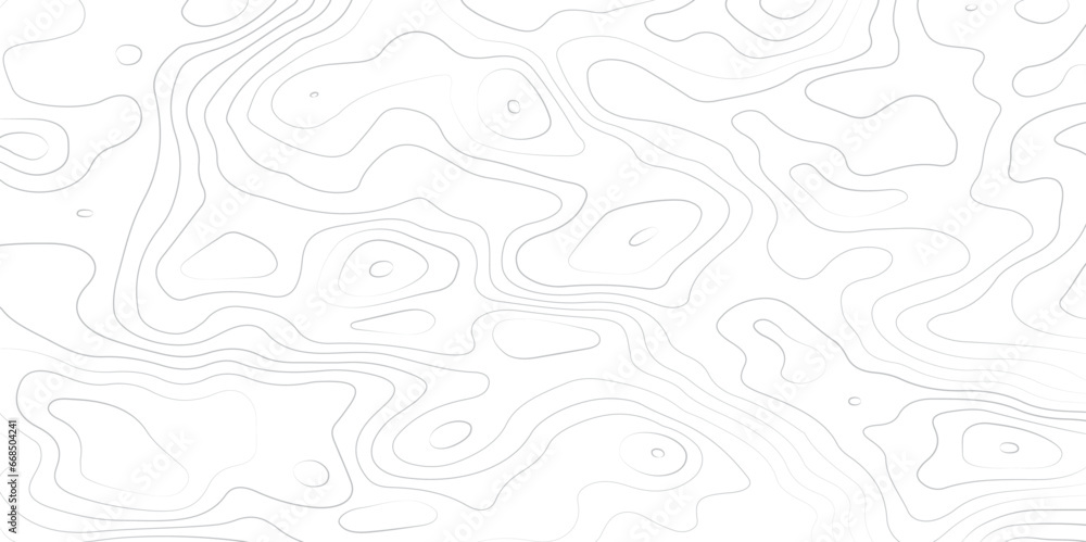 Abstract topographic contours map background. Topography lines and circles background. Topographic map Patterns, Topographic map and place for texture.  Vector illustration.