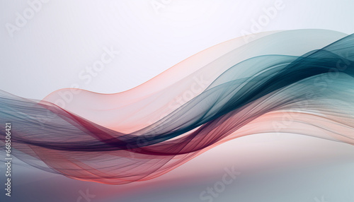 Abstract wave pattern in vibrant colors, a modern design generated by AI