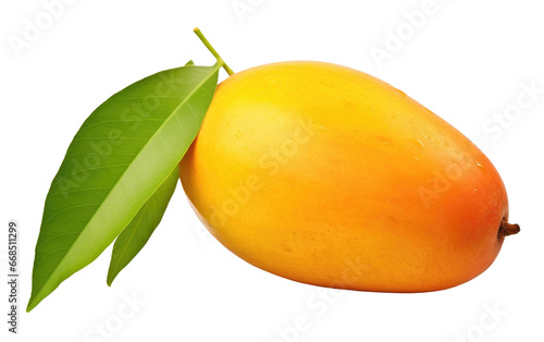 Mango Fruit On Transparent Background.