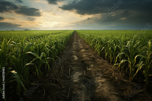 field of corn photo