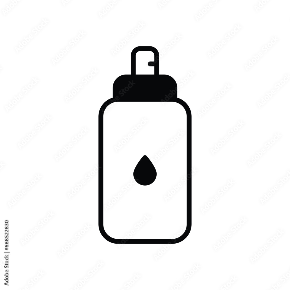 spary paint icon isolate white background vector stock illustration spary paint icon isolate white background vector stock illustration