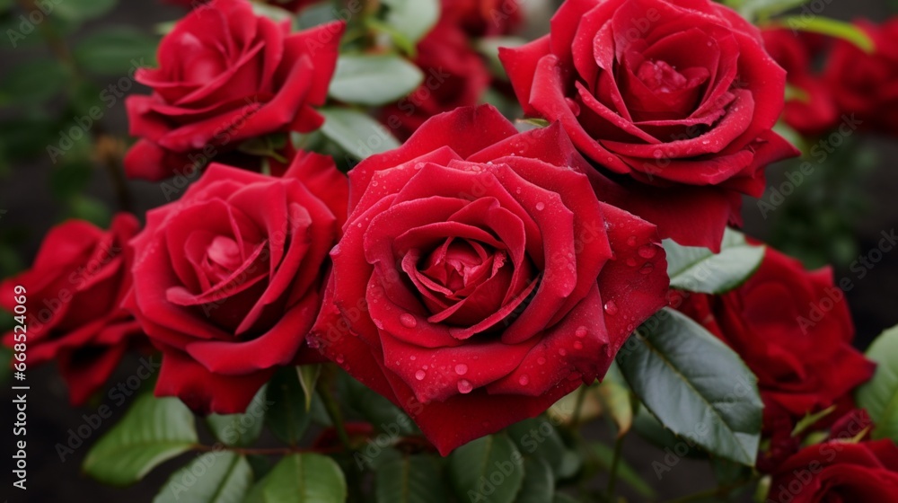 bunch of roses generated by AI bunch of roses generated by AI