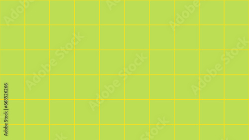Green and yellow squared paper plaid background