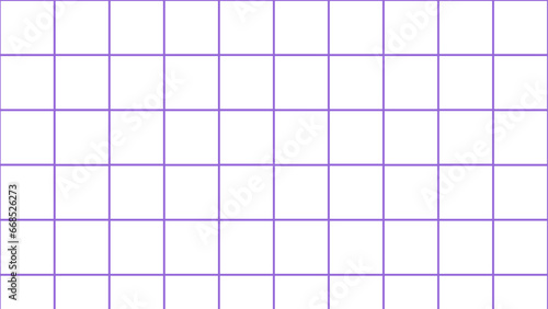 White and purple squared paper plaid background