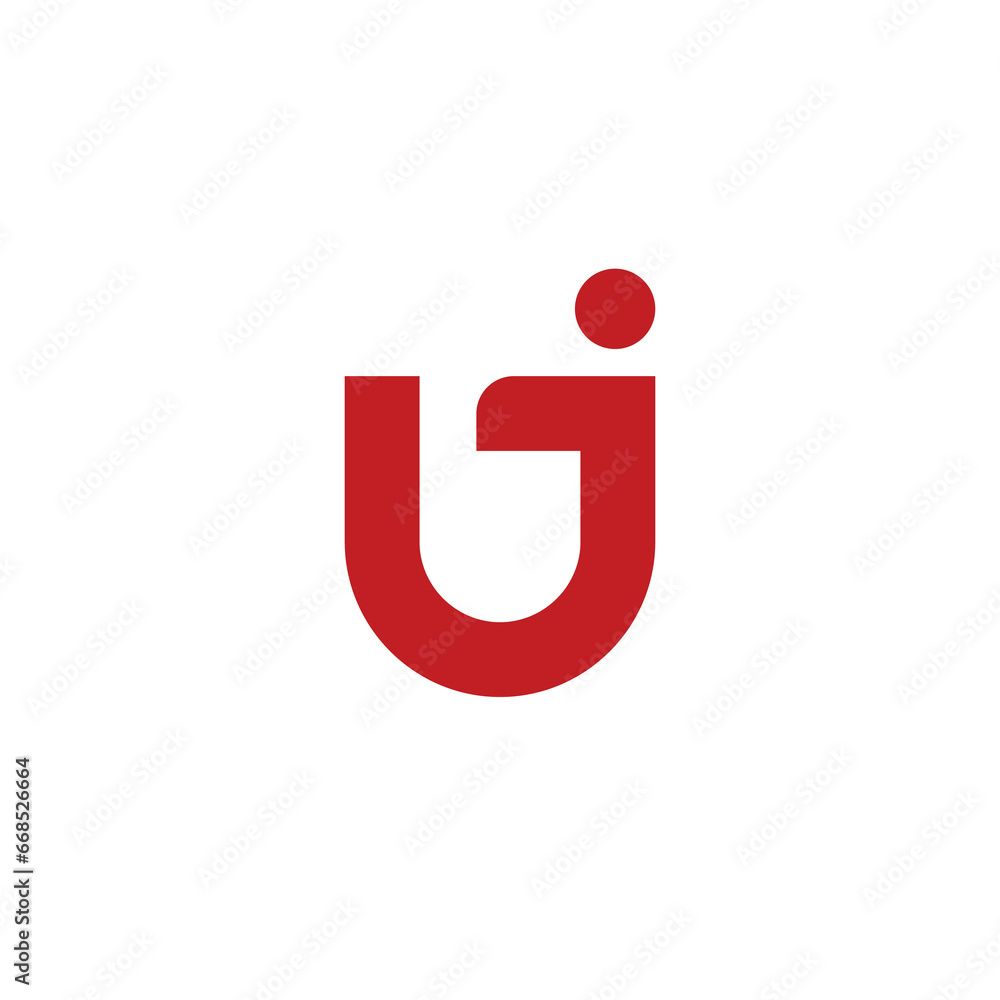 Letter UJ Logo Design. JU Initial Logo Letter UJ Logo Design. JU Initial Logo