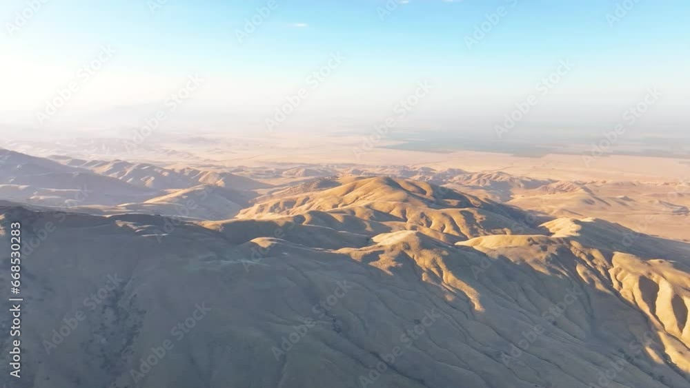 Los Padres Sunset Aerial: Central California Beauty Los Padres Sunset Aerial: Central California Beauty