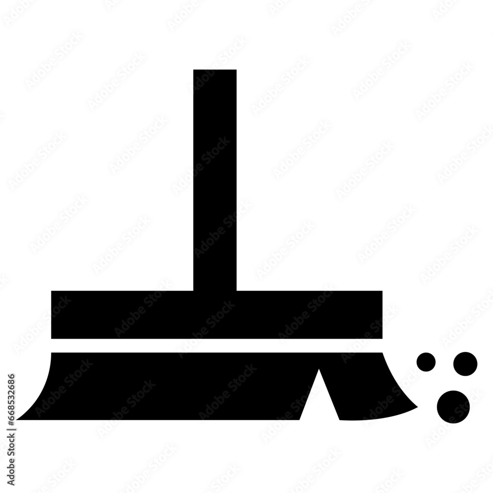 Broom, sweep icon