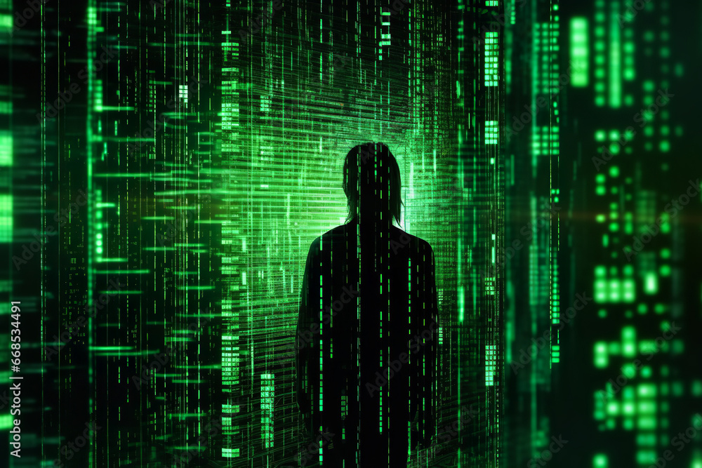 green line style glitch effect green line style glitch effect