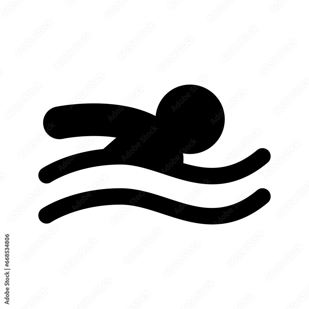 Obraz premium Swimming pool icon