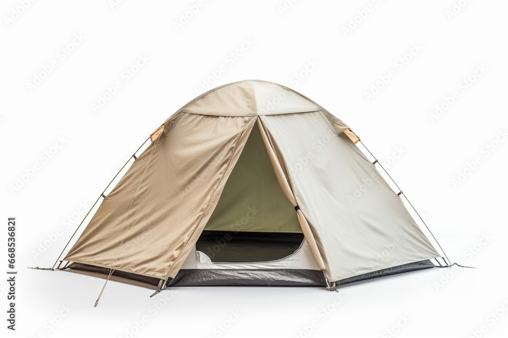 A tent on a white background