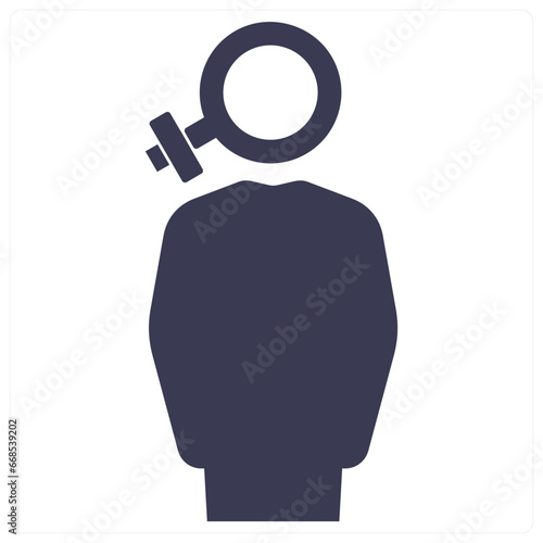 gender and Symbol icon concept