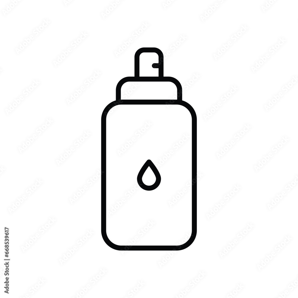 spary paint icon isolate white background vector stock illustration spary paint icon isolate white background vector stock illustration