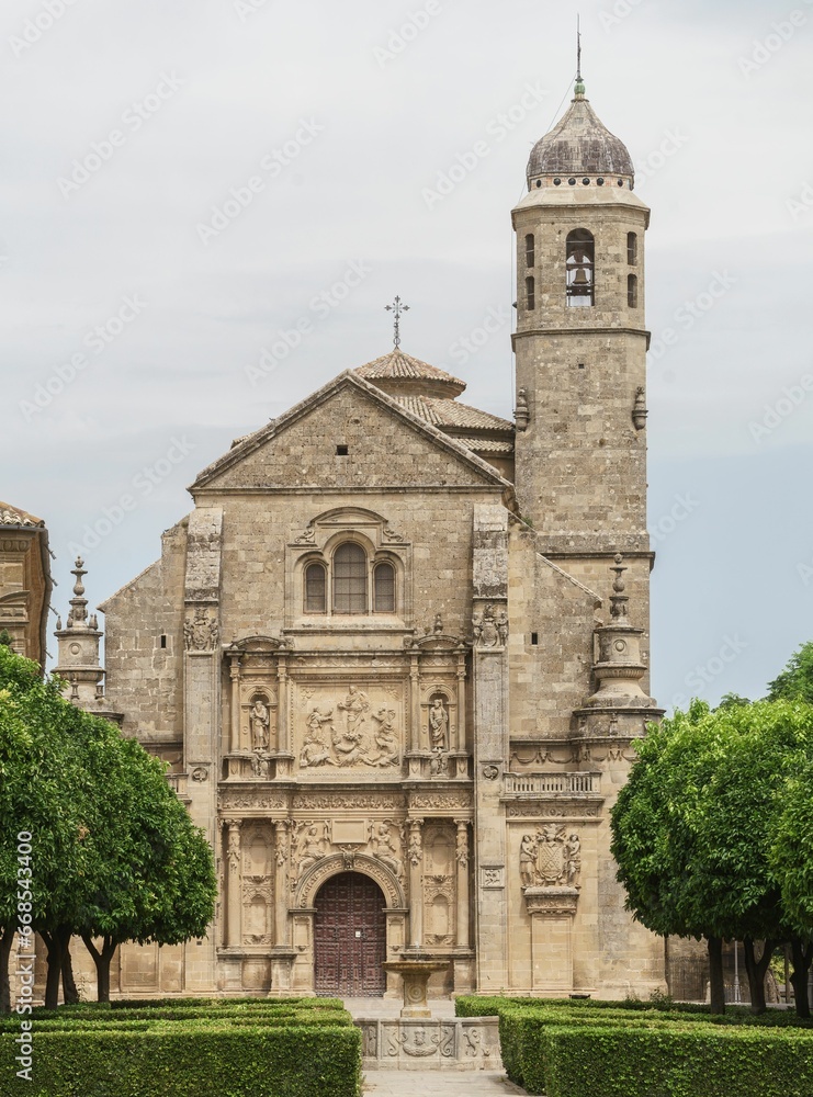 The Sacred Chapel of the Saviour in Renaissance style and the Plaza de Vaquez de Molina, Ubeda
