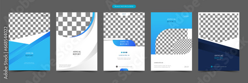 annual report template set