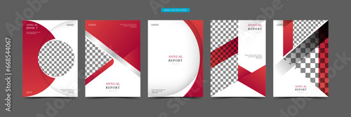annual report template set