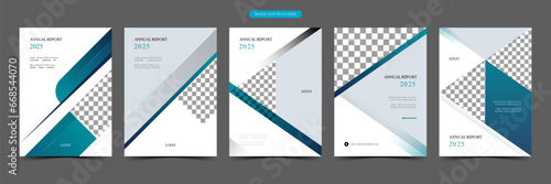annual report template set