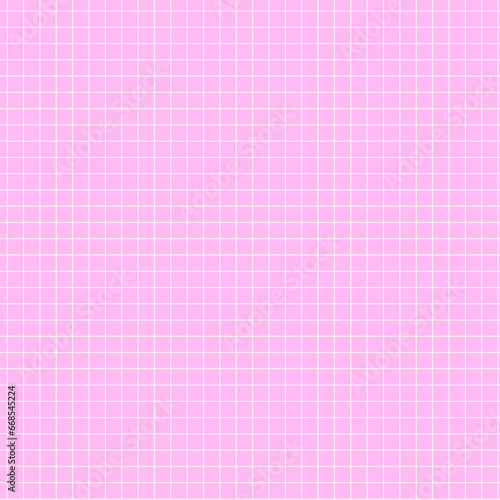 Vector hot pink aesthetic grid pattern background