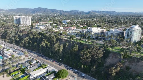 Santa Monica At Los Angeles In California United States. Coast City Landscape. Downtown Cityscape. Santa Monica At Los Angeles In California United States. 