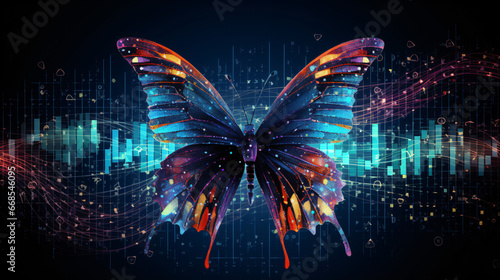 Information technology butterfly data © khan