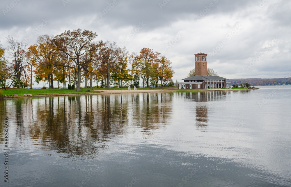 Fototapeta premium Chautauqua Institution in Upstate New York