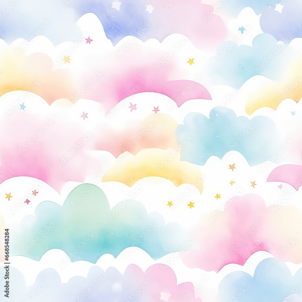 Pastel cloud Digital paper, Seamless colorful cloud, sky background, texture rainbow theme, Seamless Dreamy Cloud Pattern, Pastel Dreamscape Pastel cloud Digital paper, Seamless colorful cloud, sky background, texture rainbow theme, Seamless Dreamy Cloud Pattern, Pastel Dreamscape