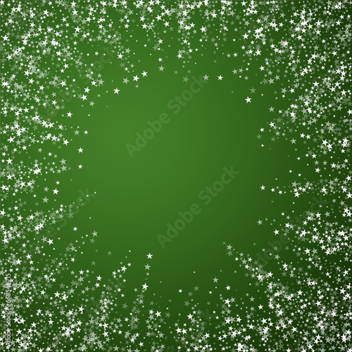 Snowy christmas background. Subtle flying snow