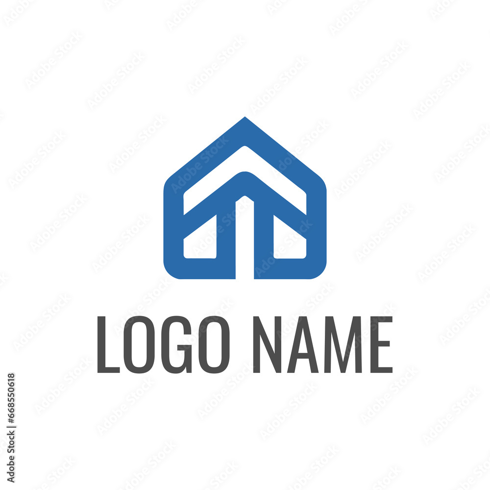House home property real estate logo design 